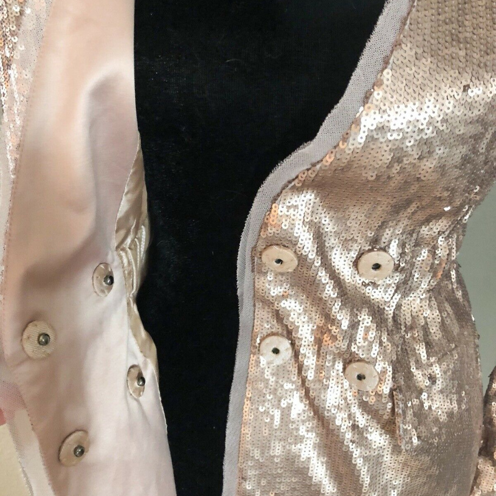 💋 Bcbgmaxazria Haden Jacket Blazer Sequin M New RARE 💋 - Picture 7 of 7